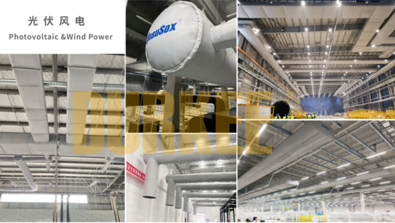 Non-Rigid Air Duct in Photovoltaic Applications