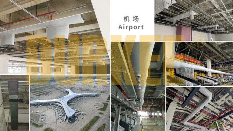 Fabric Air Duct Solutions for Airports